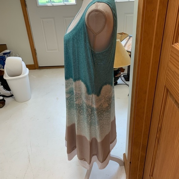 NORACORA tank dress large 21 in pit pit L-39 in coastal chic - Picture 5 of 6